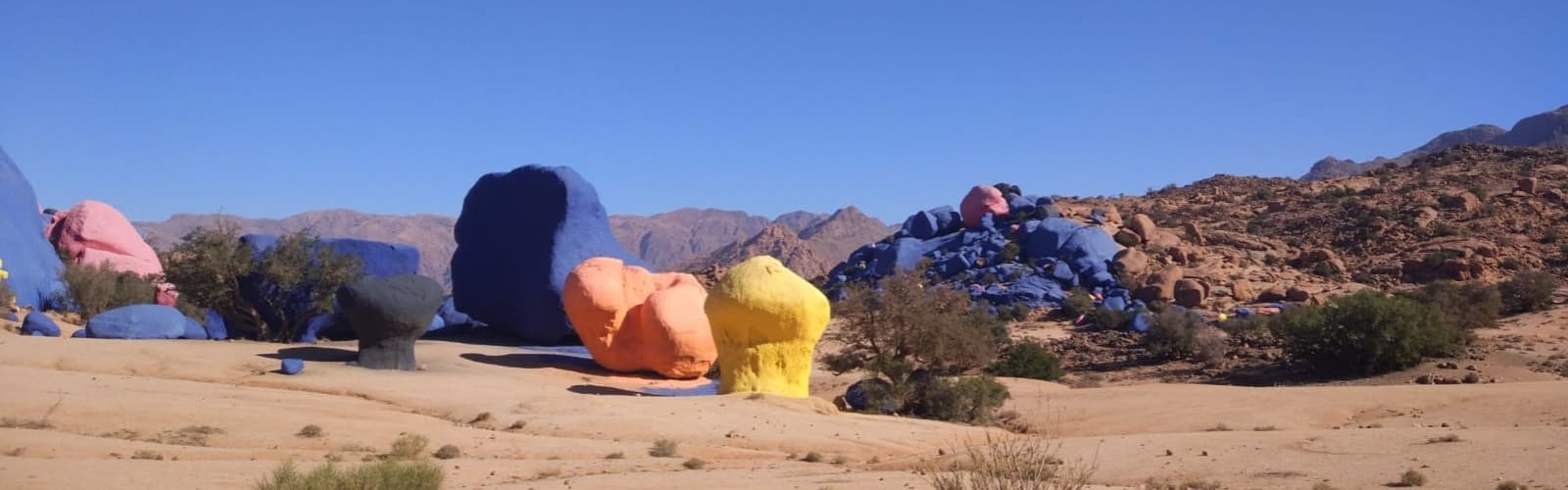 Les rochers peints de Tafraoute