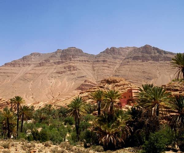 Maison rose dans l'Anti-Atlas, Circuit au Sud d'Agadir