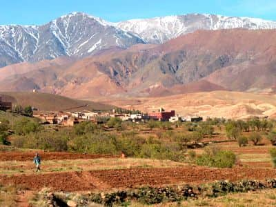 Aguim sur les pentes de l'Atlas au retour du circuit