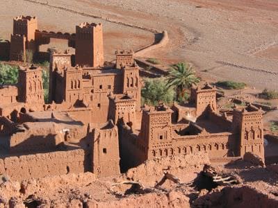 Circuit 4x4 Marrakech, etape au ksar d'Ait Benhaddou