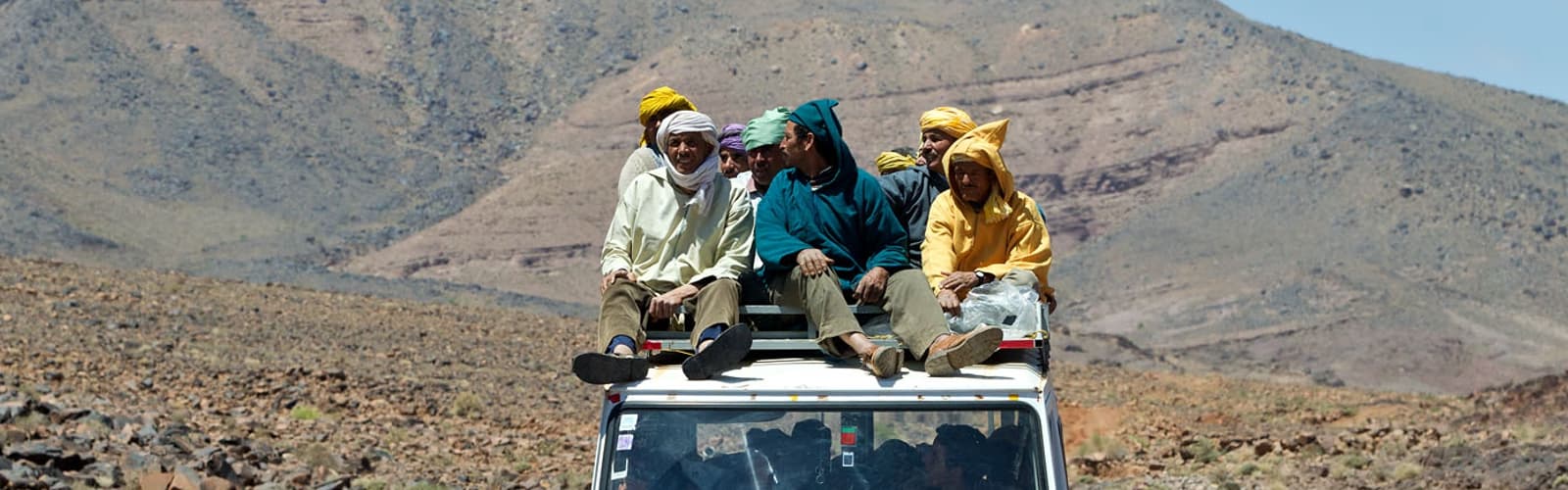 Au cœur du djebel Saghro, transport collectif