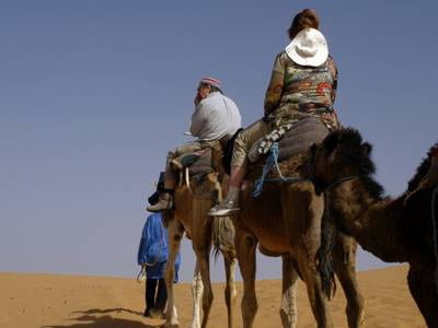 Randonnee chameliere à Merzouga