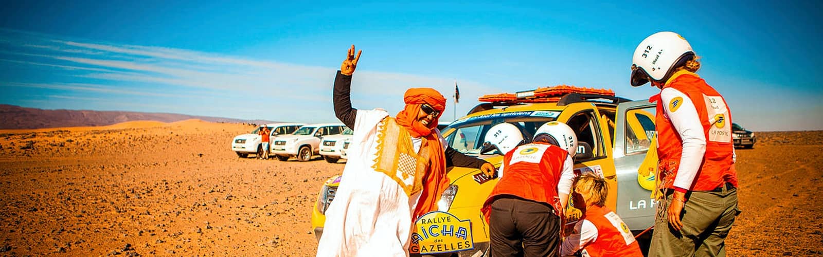 Lors d'un circuit 4x4 rencontre du Rallye des Gazelles