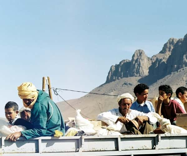 Transport collectif dans le djebel Saghro