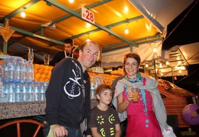 Famille place Djemaa el Fna a Marrakech