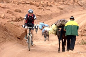 Cross-country marathon au Maroc