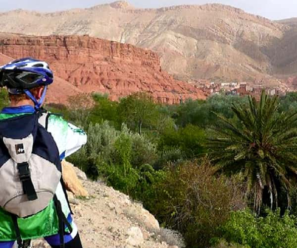 VTT Maroc dans la vallee des Roses