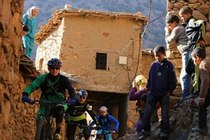 Mountain bike dans l'Atlas marocain