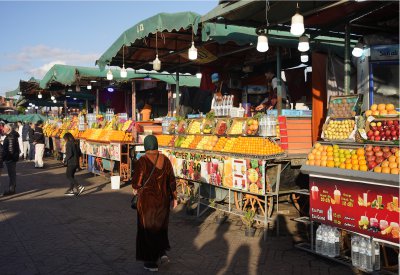 Place Jemaa el Fna le soir