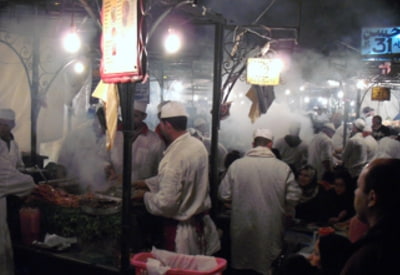 Place Jemaa el Fna le soir