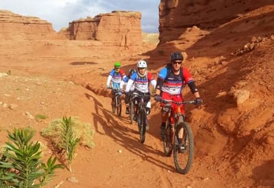 VTT dans le desert d'ait youl