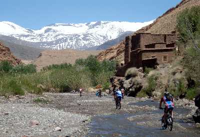 VTT près des sources du Mgoun