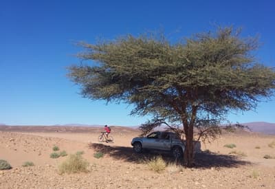 VTT dans le Sud marocain vers Mhamid