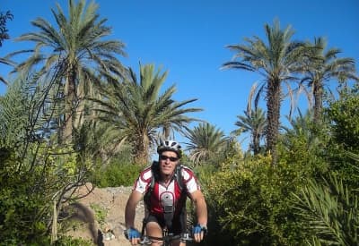 VTT dans la palmeraie de Skoura