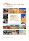 VTT Maroc, carte du raid Haut-Atlas-Merzouga