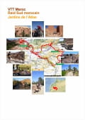 VTT Maroc, carte du raid Jardins de l'Atlas